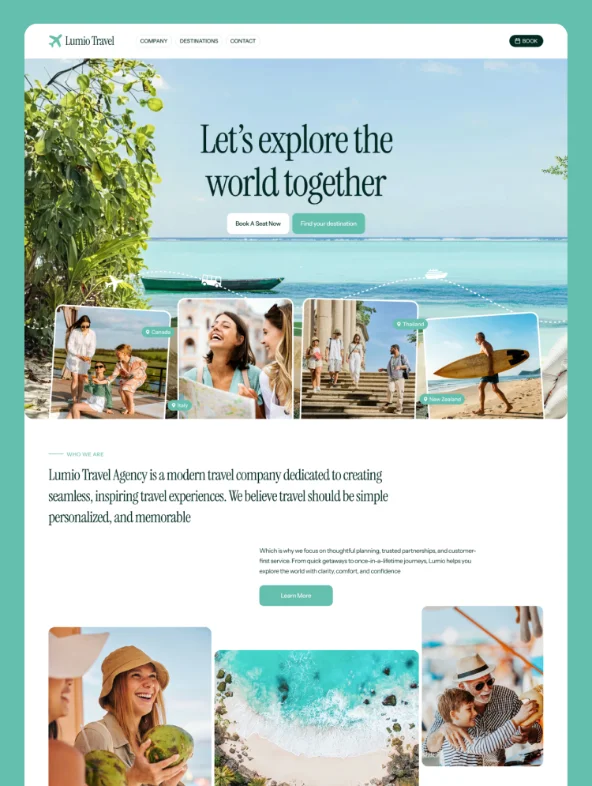 Luriva — Webflow template by Mezario